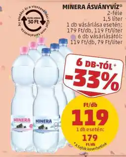 PENNY Minera ásványvíz ajánlat