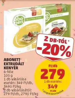PENNY ABONETT Extrudált kenyér ajánlat