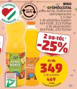 PENNY Bino Gyümölcsital ajánlat