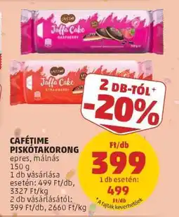 PENNY CAFÉTIME PISKÓTAKORONG ajánlat