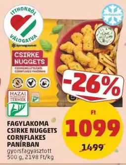 PENNY Fagylakoma Csirke Nuggets Cornflakes Panírban ajánlat