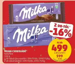 PENNY MILKA Csokoládé ajánlat