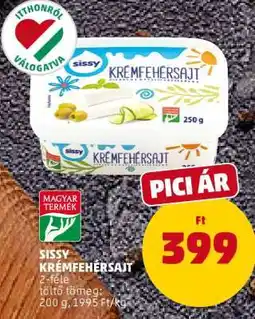 PENNY Sissy Krémfehérsajt ajánlat