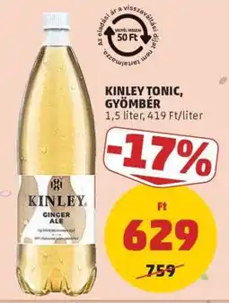 PENNY KINLEY Tonic / gyömbér ajánlat