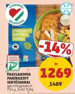 PENNY Fagylakoma Panírozott Sertéskaraj ajánlat