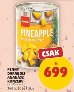 PENNY PENNY Darabolt Ananász Konzerv ajánlat