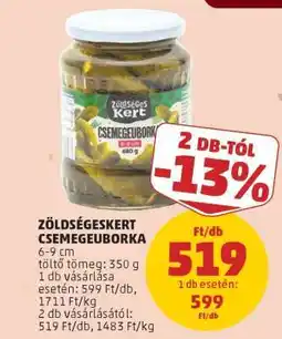 PENNY Zöldségeskert Csemegeuborka ajánlat