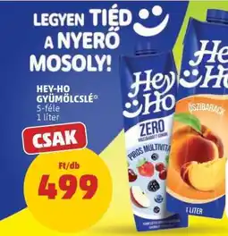 PENNY HEY-HO Gyümölcslé ajánlat