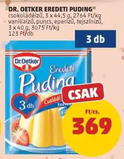 PENNY Dr. Oetker Eredeti Puding ajánlat