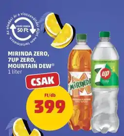 PENNY MIRINDA ZERO, 7UP ZERO, MOUNTAIN DEW ajánlat