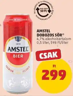 PENNY Amstel dobozos sör ajánlat