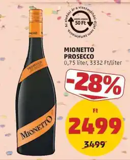 PENNY Mionetto Prosecco ajánlat