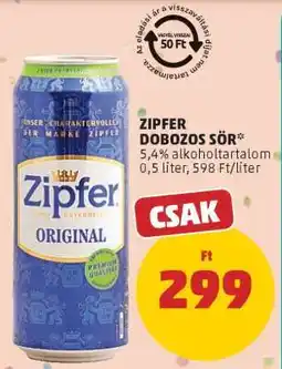 PENNY ZIPFER DOBOZOS SÖR ajánlat