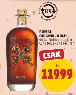 PENNY Bumbu Original rum ajánlat