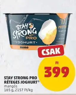 PENNY STAY STRONG PRO RÉTEGES JOGHURT ajánlat