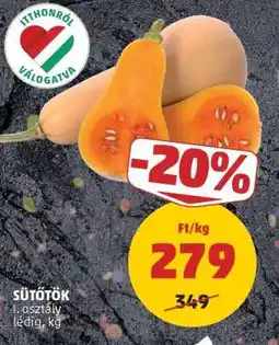 PENNY Sütőtök ajánlat