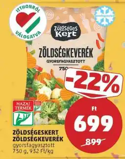 PENNY Zöldségeskert Zöldségkeverék ajánlat