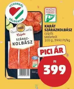 PENNY KARÁT SZÁRAZKOLBÁSZ ajánlat