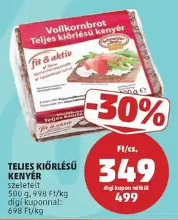 PENNY TELJES KIŐRLÉSŰ KENYÉR ajánlat