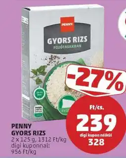 PENNY PENNY GYORS RIZS ajánlat