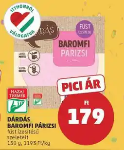 PENNY Dárdás Baromfi Párizsi ajánlat