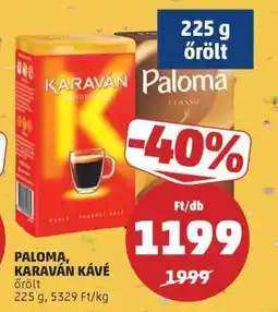 PENNY Paloma, Karaván Kávé ajánlat