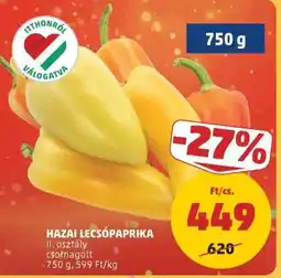 PENNY Hazai lecsópaprika ajánlat