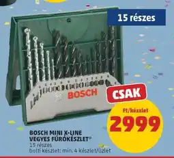 PENNY BOSCH MINI X-LINE VEGYES FÚRÓKÉSZLET ajánlat