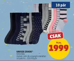 PENNY Unisex zokni ajánlat
