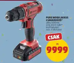 PENNY PURE WORK AKKUS CSAVARHÚZÓ ajánlat