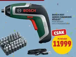 PENNY BOSCH IXO7 AKKUS CSAVAROZÓ KÉSZLET ajánlat