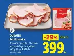 Lidl Dulano Sertéssonka ajánlat
