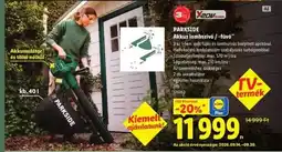 Lidl PARKSIDE ajánlat