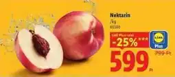 Lidl Nektarin ajánlat