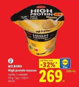 Lidl MILBONA High Protein Mousse ajánlat