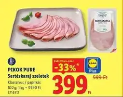 Lidl Pikok Pure Sertéskaraj szeletek ajánlat