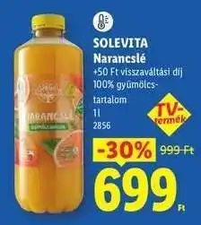 Lidl SOLEVITA Narancslé ajánlat