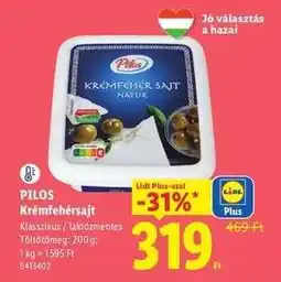 Lidl Pilos Krémfehérsajt ajánlat