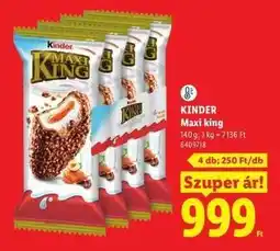 Lidl KINDER Maxi King ajánlat