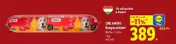 Lidl ORLANDO Kutya szalámi ajánlat
