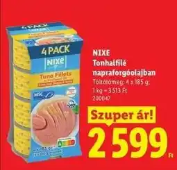 Lidl NIXE ajánlat