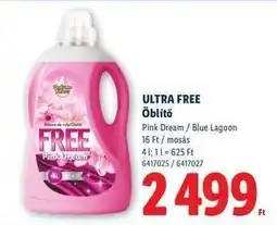 Lidl ULTRA FREE Öblítő ajánlat