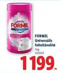 Lidl FORMIL ajánlat