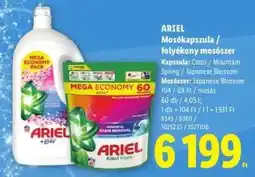 Lidl Ariel ajánlat