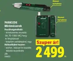 Lidl Parkside Mérőműszerek ajánlat
