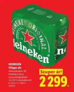 Lidl HEINEKEN ajánlat