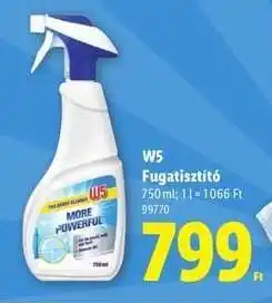 Lidl W5 Fugatisztító ajánlat