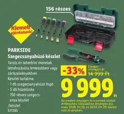 Lidl PARKSIDE Szegecsanyahúzó készlet ajánlat