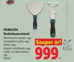 Lidl Parkside Burkolószerszámok ajánlat