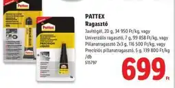 Lidl PATTEX Ragasztó ajánlat